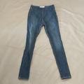 Free People Jeans | Free People Pull On Skinny Mid Rise Jeans Jeggings | Color: Blue | Size: 24