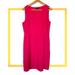 J. Crew Dresses | J.Crew Red Crepe Sheath Cocktail Shift Career Dress - Sz 12 | Color: Red | Size: 12