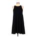 Gap Casual Dress - A-Line: Black Solid Dresses - Women's Size X-Small