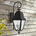 Amwell 30 1/2" High Black Outdoor Wall Light