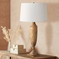 Georgina Natural Distressed Wood Table Lamp