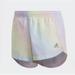 Adidas Bottoms | Adidas Girls Ombr Iridescent-Print Shorts ~ Xl (16) ~ Nwt | Color: Purple/Yellow | Size: Xlg