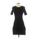 Casual Dress - Mini: Black Dresses - Women's Size Small