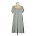 Old Navy Casual Dress - A-Line: Gray Print Dresses - Women's Size Small