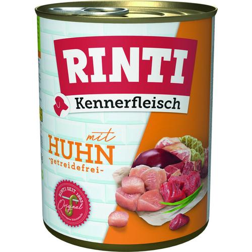 Rinti - Pur Kennerfleisch Huhn 800 g Hundefutter Nassfutter