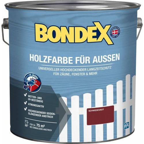 Bondex – holzfarbe für aussen Schwedenrot 7,5 l – 446766