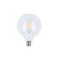 Vivalamp - Lampadina led e27 6w modello g95 trasparente lampadine attacco grosso vite kit 2pz