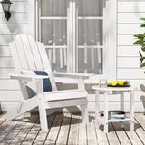 All Weather HIPS Outdoor Round 2-Tier Outdoor Side Tables Adirondack Tables