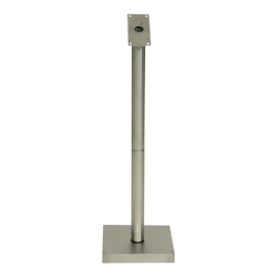Securit® Edelstahlfuß und -pfosten für Informations-Display, 85 cm hoch, inkl. Kabel, zweiteilig, (exkl. Display) 90,2x27,1x27,1cm | 6,6kg Image
