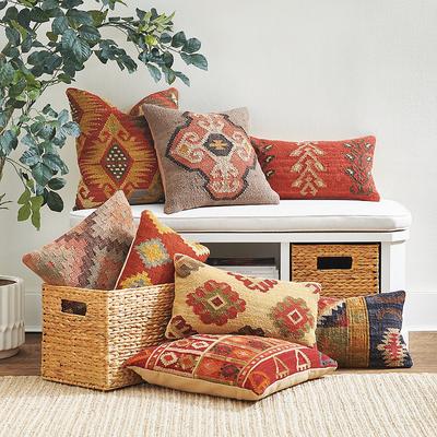 Kilim Indoor Throw Pillows - 18