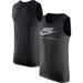 Men's Nike Black West Virginia Mountaineers Futura Performance Scoop Neck Tank Top