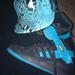 Adidas Shoes | Adidas Forums W/Snakeskin Trim/Matching Hat | Color: Blue/Yellow | Size: 10