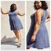 Torrid Dresses | Nwt Torrid Blue Trapeze Dress W/ Pockets | Color: Blue | Size: 2x