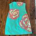 Lilly Pulitzer Dresses | Lily Pulitzer Dress Floral Flowers Cocktail Party Strapless Wedding Summer | Color: Blue/Pink | Size: 0