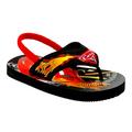 Disney Shoes | New Disney Pixar License Boys' Toddler Beach Flip Flop - Cars | Color: Black/Red | Size: Large (9-10)