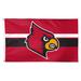 WinCraft Louisville Cardinals 3' x 5' Horizontal Stripe Deluxe Single-Sided Flag