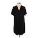 H&M Casual Dress - Shirtdress: Black Dresses - Women's Size Small