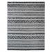 Black 144 x 108 x 1 in Area Rug - Capel Rugs Grid Wool | 144 H x 108 W x 1 D in | Wayfair 9300RS09001200330