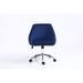 NY Diamond import Julie Velvet Task Chair Upholstered in Blue | 36.4 H x 22.4 W x 22.8 D in | Wayfair julie blue chair