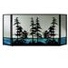 "72""W X 32""H Tall Pines Fireplace Screen - Meyda Lighting 81106"