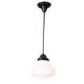 "9""W Revival Schoolhouse W/Classic Globe Mini Pendant - Meyda Lighting 50649"