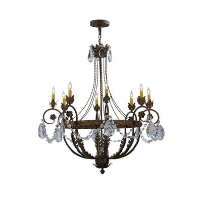 "39""W Antonia 8 LT Chandelier - Meyda Lighting 120414"