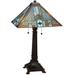 "26""H Prairie Wheat Sunshower Table Lamp - Meyda Lighting 138772"