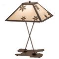 "28""High Snowflake Table Lamp - Meyda Lighting 188530"