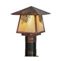 "8""Sq Stillwater Winter Pine Post Mount - Meyda Lighting 92520"