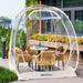 EighteenTek Bubble 6 Ft. W x 6 Ft. D Fiberglass Patio Gazebo Plastic/Soft-top | 84 H x 72 W x 72 D in | Wayfair 9019#E4-WFE