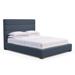 Tandem Arbor Boyd Horizontal Channel Panel Upholstered Bed Linen | 52 H x 71.5 W x 92.5 D in | Wayfair 108-11-QUE-20-ST-KL-BB-BL