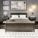 Lark Manor™ Aiste Solid Wood Bed Wood in Brown | 36.5 H x 64 W x 85.5 D in | Wayfair 3FA55B33C69A46FFA5502F6741CFEF5B