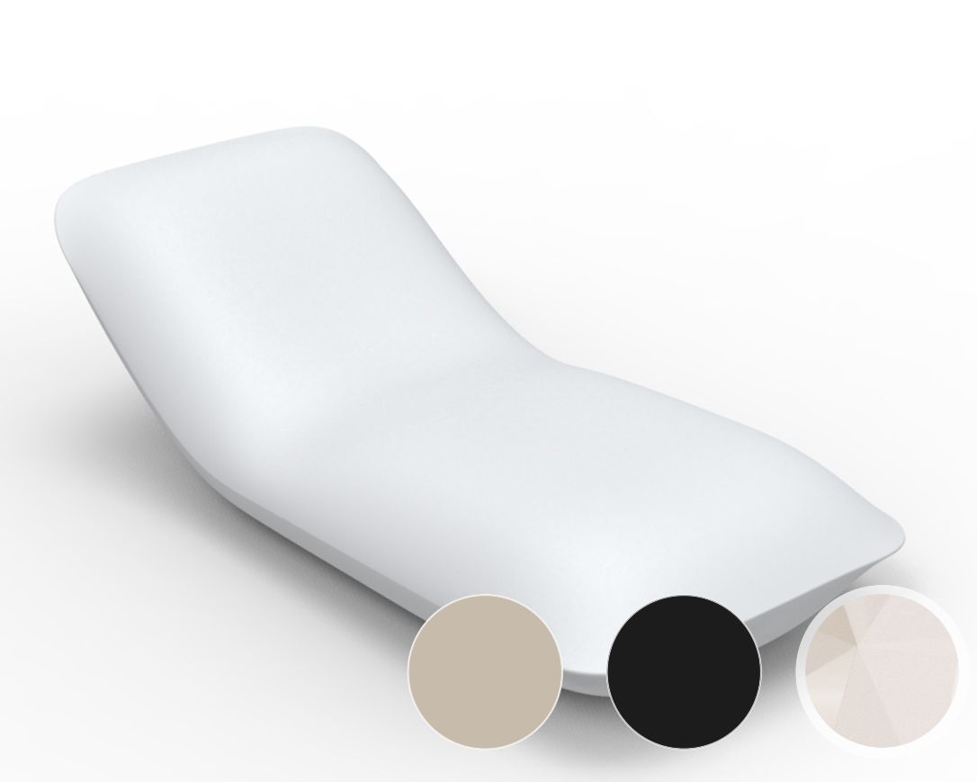 Vondom »PILLOW« Outdoor Sonnenliege White / Basic Matt