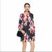 Kate Spade Dresses | Kate Spade Hazey Floral Cordette Long Sleeve Dress W Pockets Size 2 | Color: Blue/Pink | Size: 2