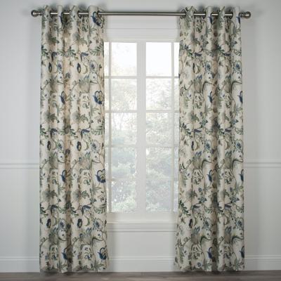 Wide Width Brissac Lined Grommet Panel by Brissac in Blue (Size 50