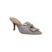 Wide Width Women's Mianna Clog Mule by J. Renee in Pewter (Size 8 1/2 W)