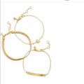 Madewell Jewelry | 3-Pack Chain Bracelet Set Madewell Nwot | Color: Gold | Size: Os