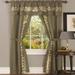 Wide Width Fairfield 5 Piece Window Curtain Set by Achim Home Décor in Taupe (Size 55" W 84" L)