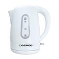 Daewoo - SYM-1342: Bouilloire Electrique Sans Fil en Plastique Sans bpa - Blanc