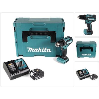 Ddf 485 RF1J Akku Bohrschrauber 18V 50Nm im Makpac + 1x Akku 3,0 Ah + Ladegerät - Makita Image