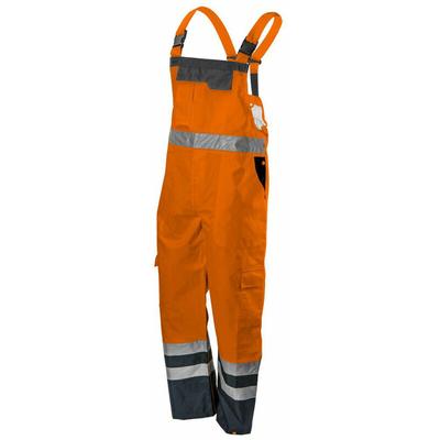 Arbeitslatzhose m. Reflektoren wasserabweisend orange M/50 - Orange - NEO