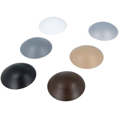 Ms Beschläge - Türstopper selbstklebend Kunststoffstopper Wandtürstopper Wandschutz 60mm Beige Image