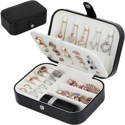 Jewelry Box, Travel Jewelry Organizer Cases with Doubel Layer for Women’s Necklace Earrings Rings
