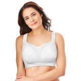 Plus Size Women's Limitless Wirefree Low-Impact Back Hook Bra by Comfort Choice in White (Size 48 B)