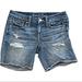 American Eagle Outfitters Shorts | American Eagle Distressed Cutoff Denim Jean Shorts Women's Size 0 | Color: Blue | Size: 0