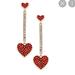 Kate Spade Jewelry | Kate Spade Yours Truly Red Heart Drop Earrings | Color: Red | Size: Os