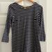 J. Crew Dresses | Jcrew Striped Long-Sleeve Knit Dress | Color: Blue/White | Size: Xxs