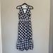 J. Crew Dresses | Jcrew Black Gingham Maxi Dress Size 0 | Color: Black/White | Size: 0