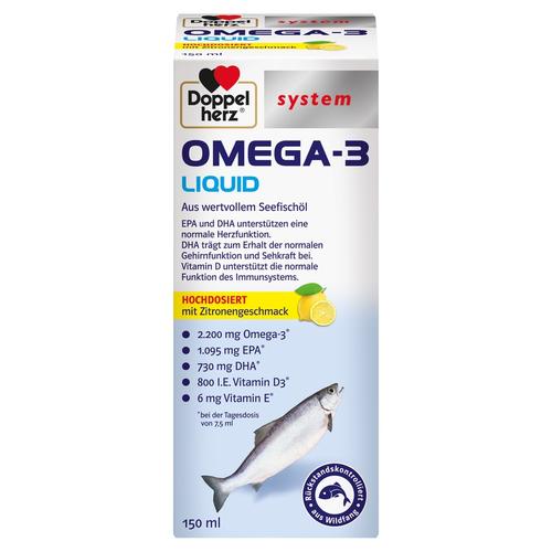 Doppelherz – Omega-3 Liquid system Mineralstoffe 0.15 l