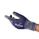 Ansell HyFlex 11-561 Cut Resistant Work Gloves, Abrasion Resistant Nitrile Coating, Industrial Safety Gloves, Lightweight, Breathable and Washable, PPE Men Women, Blue, Size L (12 Pairs)